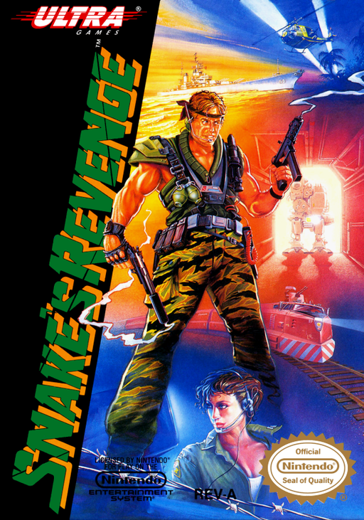 Snake's Revenge (USA) box art